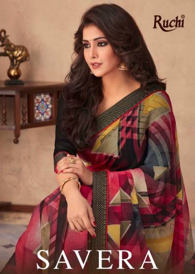 Savera By Ruchi Fancy Chiffon Saree Collection